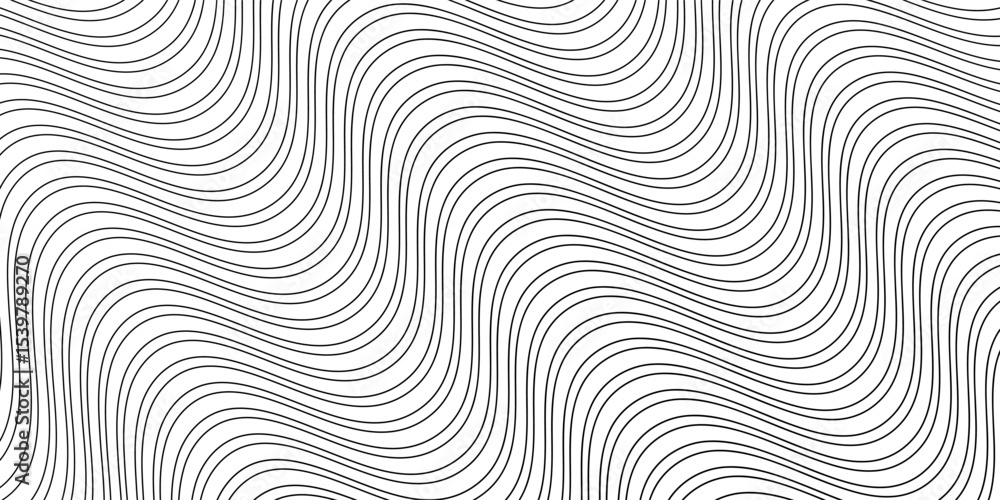 Poster seamless geometric patterns with abstract wave backgrounds for tech design featuring vector illustra