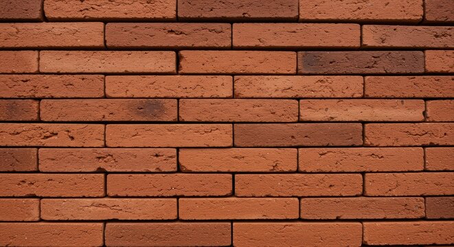 Rustic red brick wall texture.