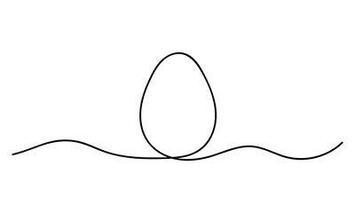 Egg line art