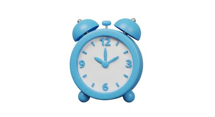 Blue Alarm Clock Time Reminder