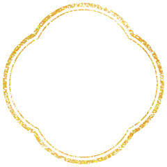 背景素材_和風フレーム_ラメ