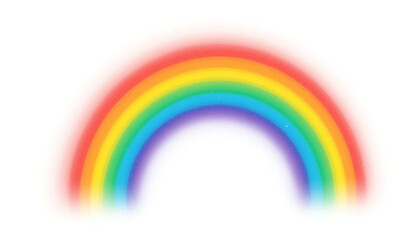 Magical Rainbow Arc  Colorful  Bright  Hopeful  Sky  Nature   Fantasy  Illustration  Desig