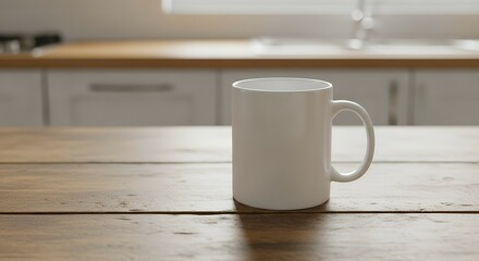 Mug Mockup on Table