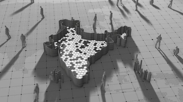 India Map People Population Growth Immigration and Border Control