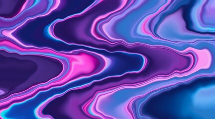Vibrant waves of color dance in an abstract display of purple and pink hues