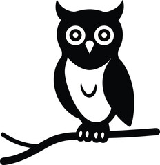 vector illustration of a owl