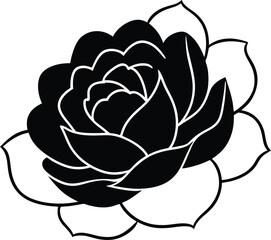 vector illustration of a lotus