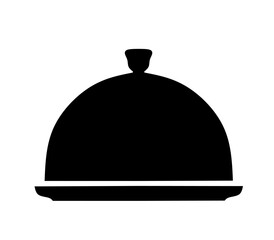 vector illustration of food tray with trendy design