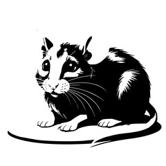 vector illustration of a cat