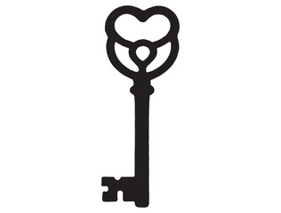 VINTAGE KEY SILHOUETTE