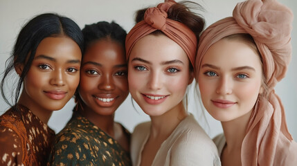 Harmonious Diversity in Elegant Graceful Portrait