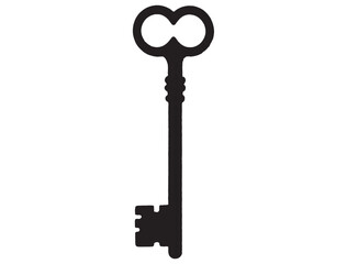 VINTAGE KEY SILHOUETTE