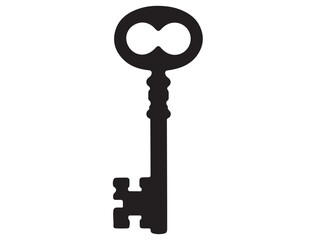VINTAGE KEY SILHOUETTE