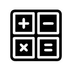 Obraz premium Mathematics calculator and symbol 