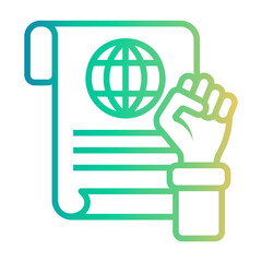 manifestation Line Gradient Icon