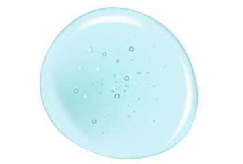Cosmetic liquid or water serum on white background. skin care concept