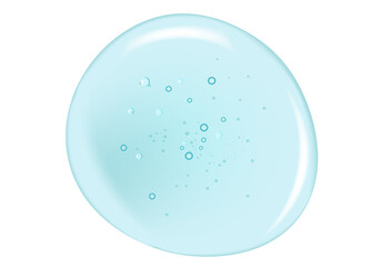 Cosmetic liquid or water serum on white background. skin care concept
