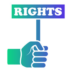 rights Gradient icon