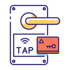 This Room key icon is suitable for Travel and Tourism, etc