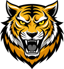 tiger head vector