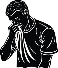 vector illustration of a man