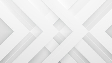 Fototapeta premium Modern White Cut-Out Overlay Abstract Background