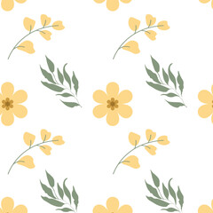 Colorful Floral Flower Pattern Background Wallpaper