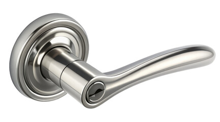 Obraz premium Door handle png metal handle png lever handle png door knob png home hardware png transparent background image