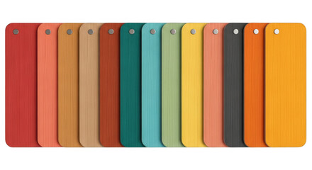 Harmonious hue cards exhibit texture