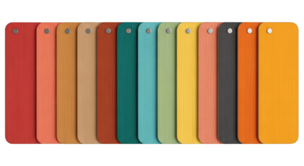 Harmonious hue cards exhibit texture