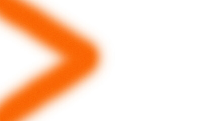 Abstract Orange Glowing Arrow Design Element on Black Background ideal for modern presentations website banners or graphic designs transparent background