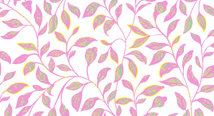 floral pattern design for fabric print
