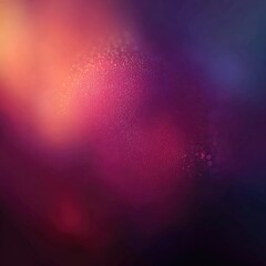 Abstract blur of warm orange and cool purple hues, textured with subtle sparkle and grain, creating a dreamy, atmospheric effect