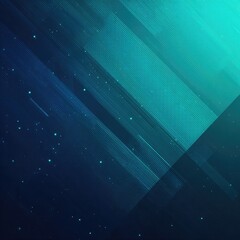 Abstract teal and blue diagonal streaks, textured background with subtle sparkle