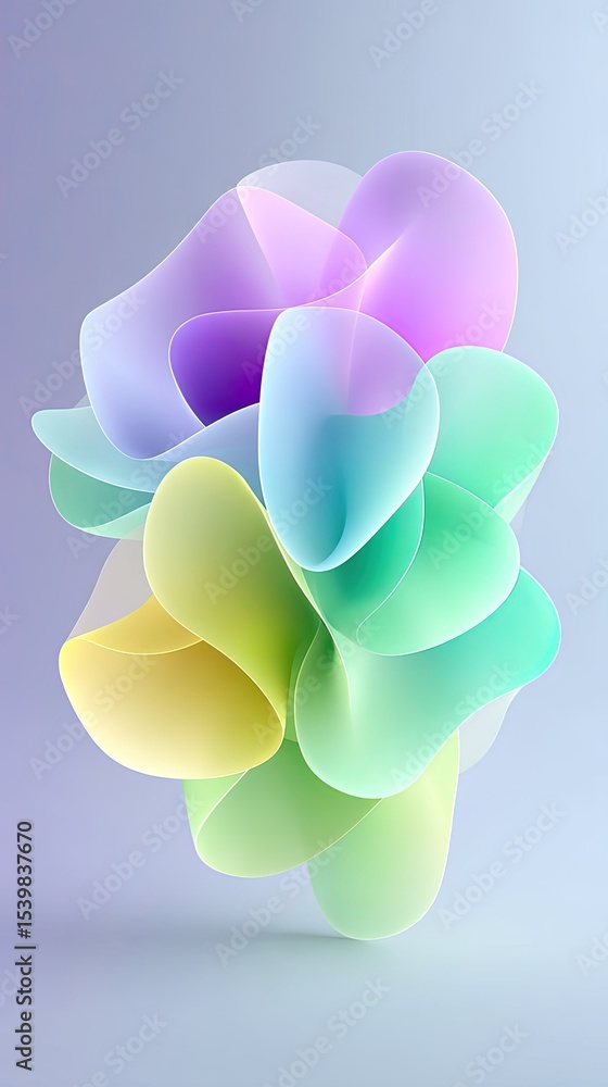 Poster pastel color block abstract texture with seamless transition