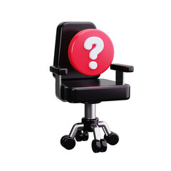 vacancy 3d render icons