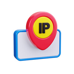 IP 3d render icons