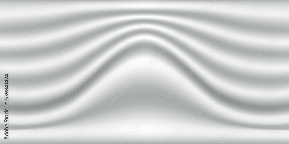 Poster modern silver foil background with metal mirror texture. chrome gradient surface with light gloss. v