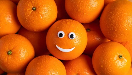 Happy Orange Among Mandarins.