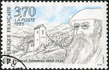 FRANCE - 1995: shows Francis Jammes (1868-1938), poet, 1995