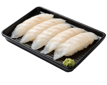 sushi on a plate