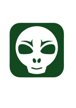 martien extra terrestre icone alien