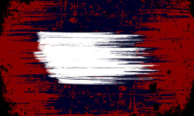 red color pattern gradient grunge texture dark blue background with white brush bubble text. Dots pop art comics sport style illustration Abstract background dark blue with modern corporate concept