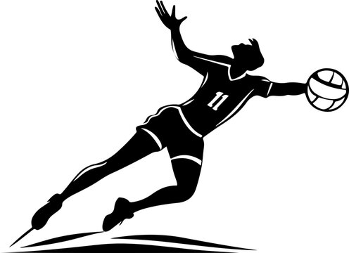 illustration of a volleyball ball