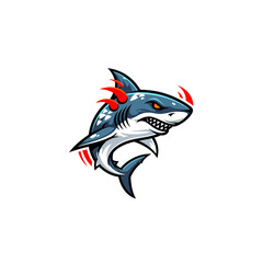 Icon or logo Shark very cool design
