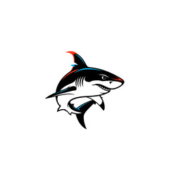 Icon or logo Shark very cool design