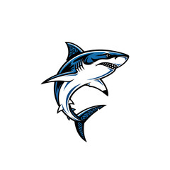 Fototapeta premium Icon or logo Shark very cool design