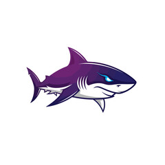 Obraz premium Icon or logo Shark very cool design