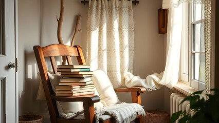 Rustic Cottage Reading Nook Digital Detox