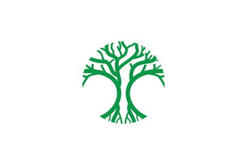 Obraz premium tree logo design. logo icon vector illustration
